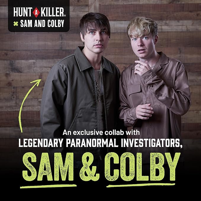 Hunt A Killer x Sam and Colby: The Haunting at Wicker Ridge – Immersive Paranormal Mystery Game, 90–120 Min Playtime, Ages 14+, Perfect for Fans of Ghost Hunting and Supernatural Thrillers