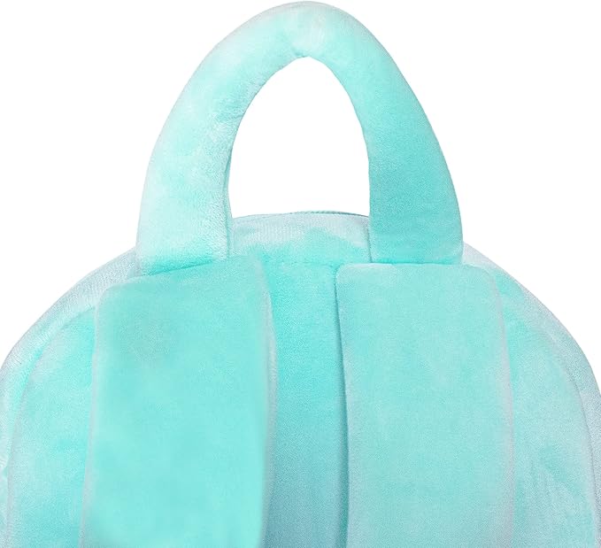 Gloveleya Kids Backpacks Girls Backpack Plush Bags with Soft Baby Doll Green 9"