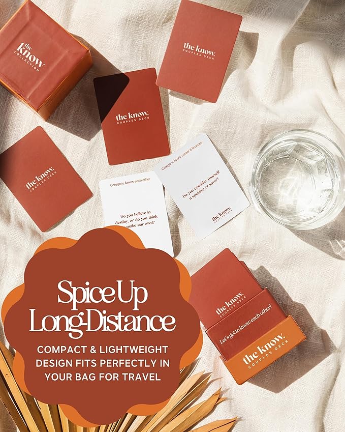 I Know Collection The Know Couples Deck - Date Night Get to Know You Games - 150 Thoughtful Couple Questions – Fun Date Night Cards for New Couples – Romantic Couples Gift