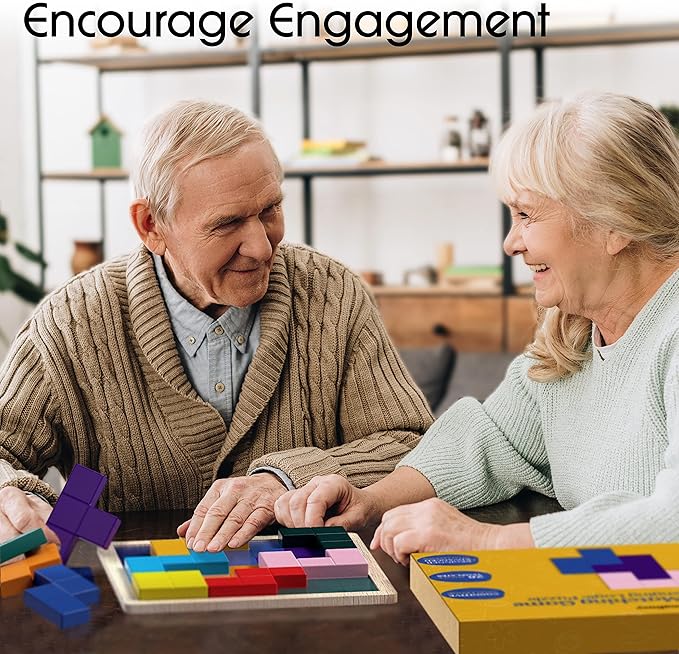 Keeping Busy Tile Matching Dementia Activities for Seniors | Memory Games for Seniors with Dementia Products for Elderly Brain Games for Adults Alzheimers Products for Elderly Brain Puzzles for Adults